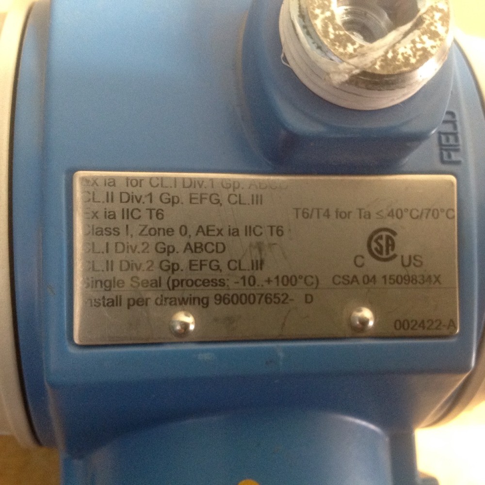 Endress + Hauser Deltapilot S FMB70-4J16/1D7 Level Sensor