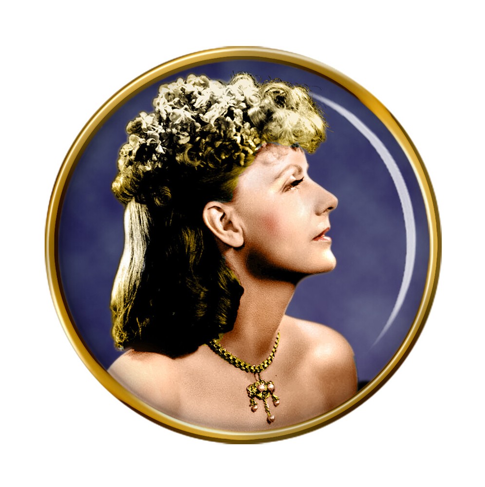 Greta Garbo Pin Badge