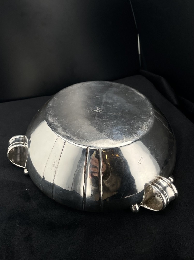 William Spratling Vintage Sterling Mexican Three-Loop Bowl