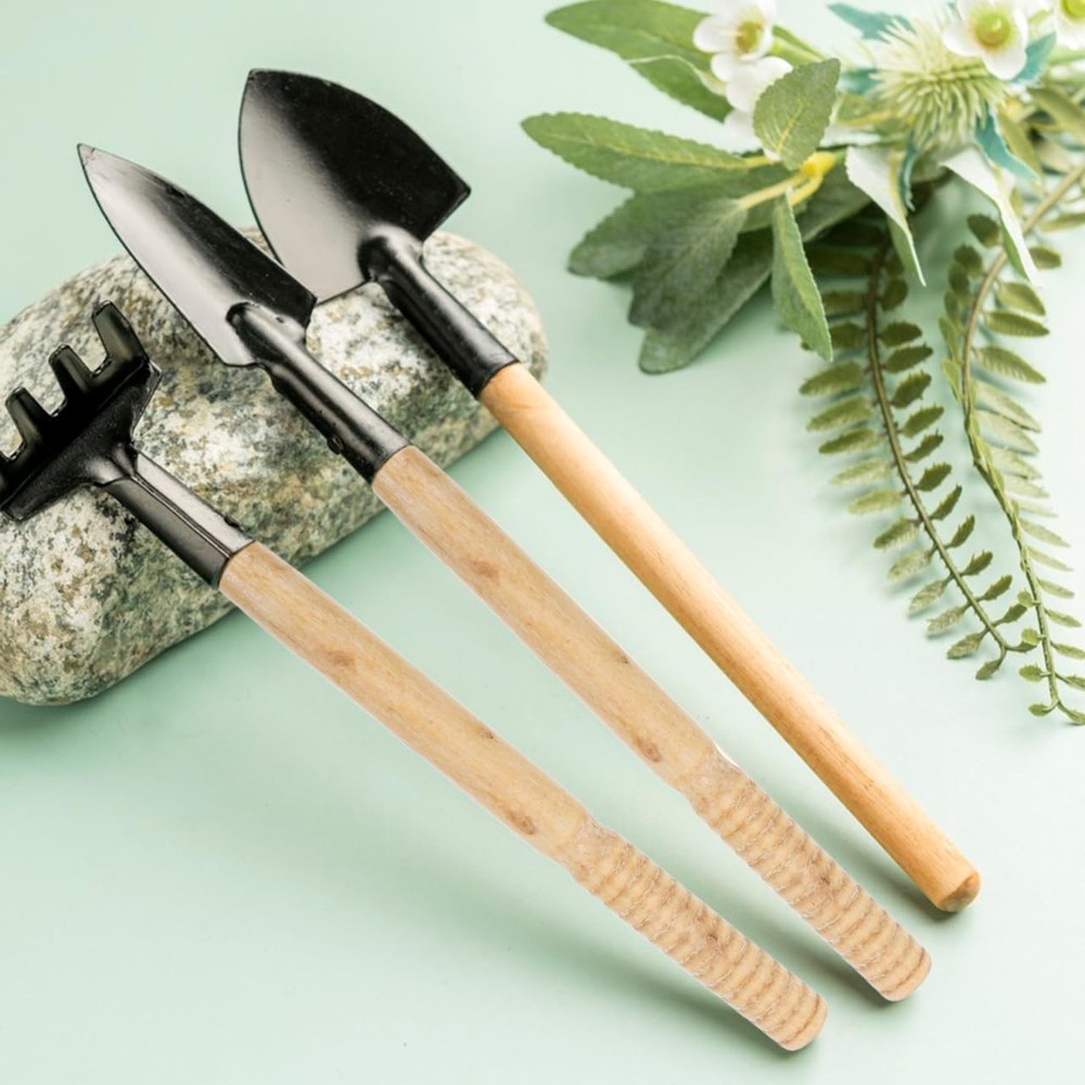 Garden Tool Wooden Handle Replacement Tool Handle Comfortable Grip for Weeding
