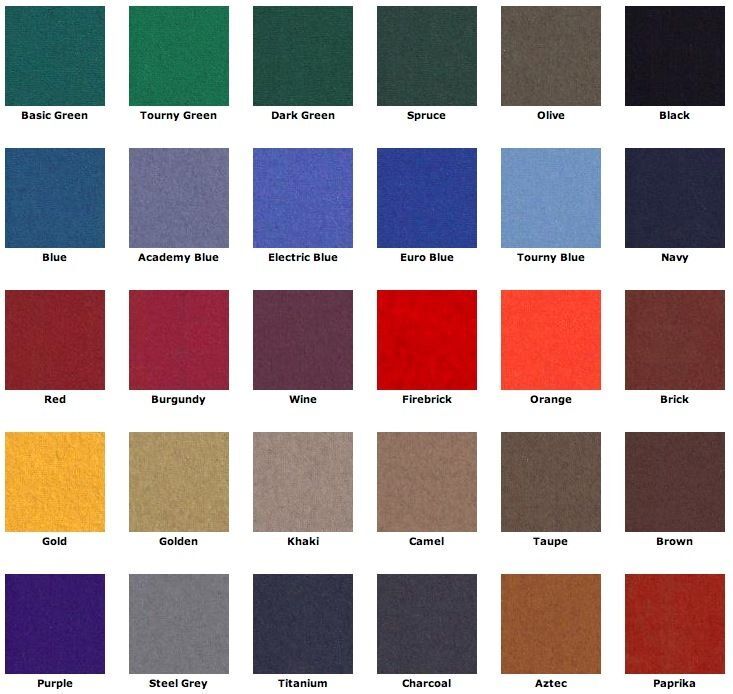 8' Pro Oversized Aztec ProLine Classic TEFLON Billiard Pool Table Cloth Felt