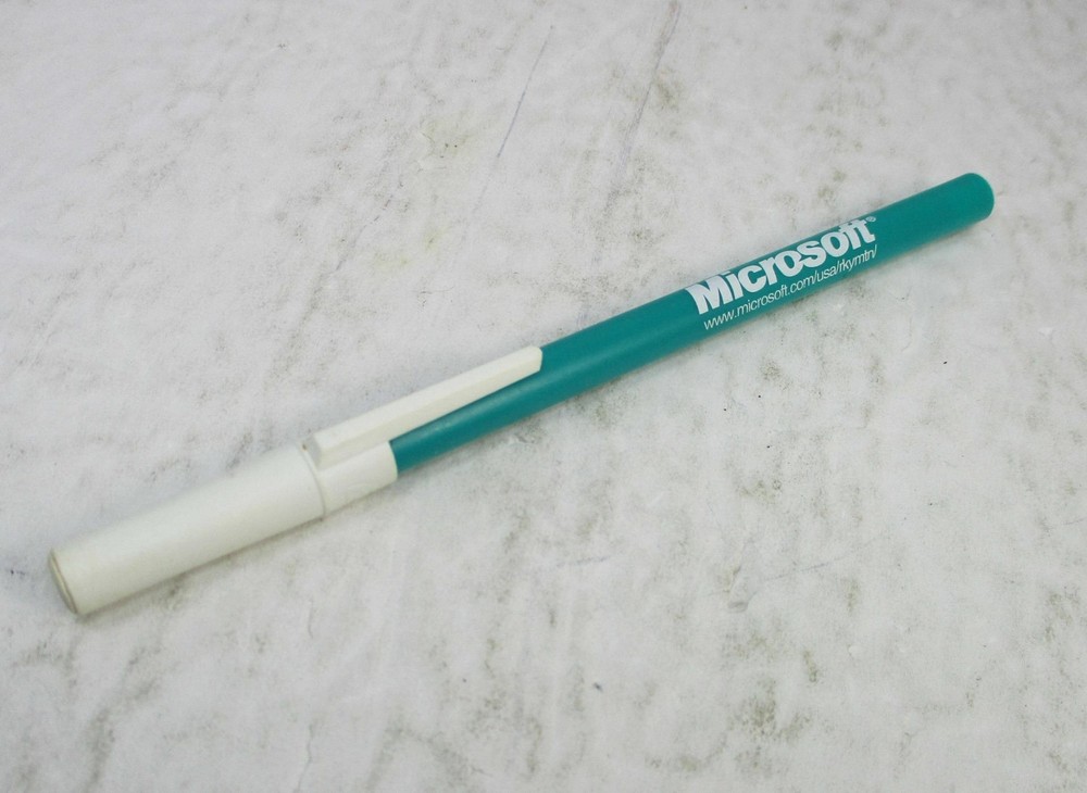 Microsoft Logo Ballpoint Pen (Green)