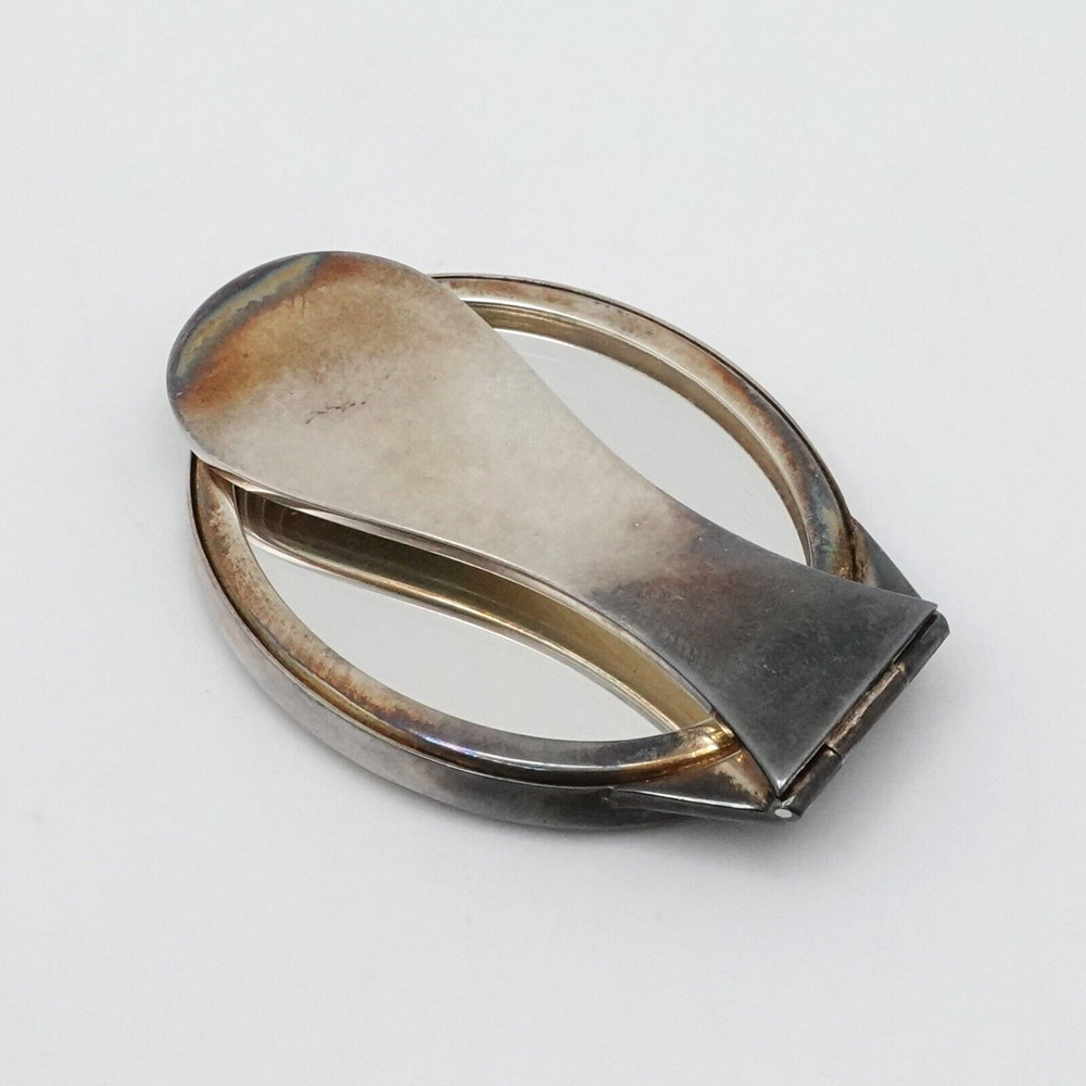 Tiffany & Co. Hand Held Folding Compact Travel Mirror 4"