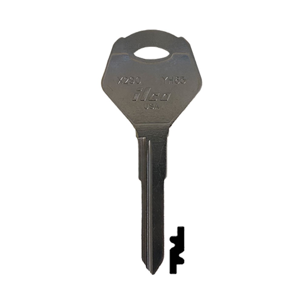 YH65 / X290 Key Blank Nickel