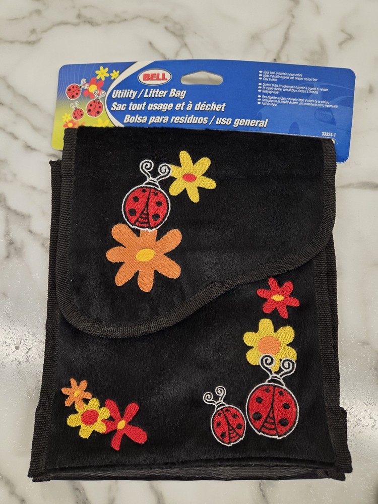 Bell Bicycle Bag Fun Fur Ladybug