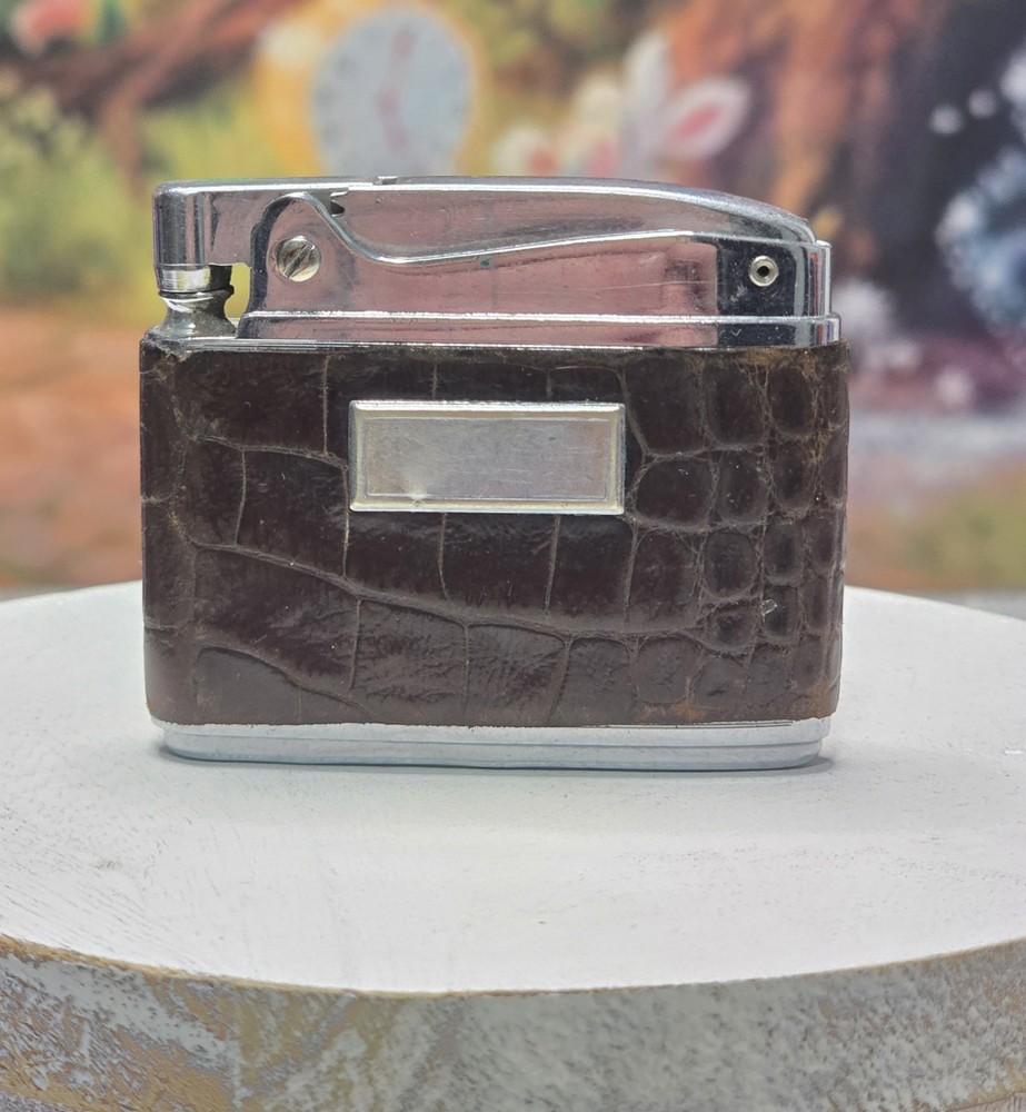 Vintage RONSON ADONIS Push Down Lighter