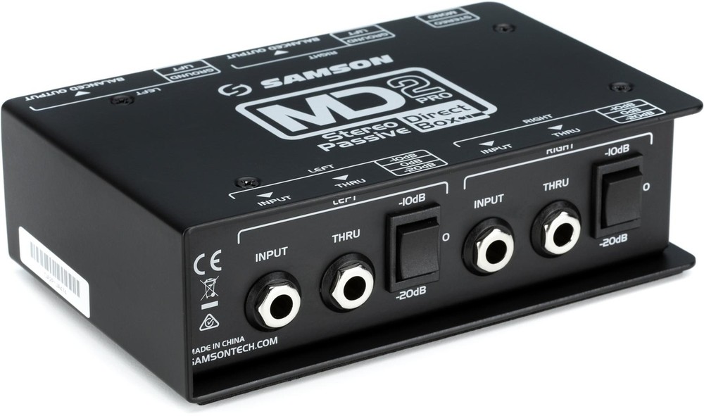 Samson MD2 Pro 2-channel Passive Instrument Direct Box