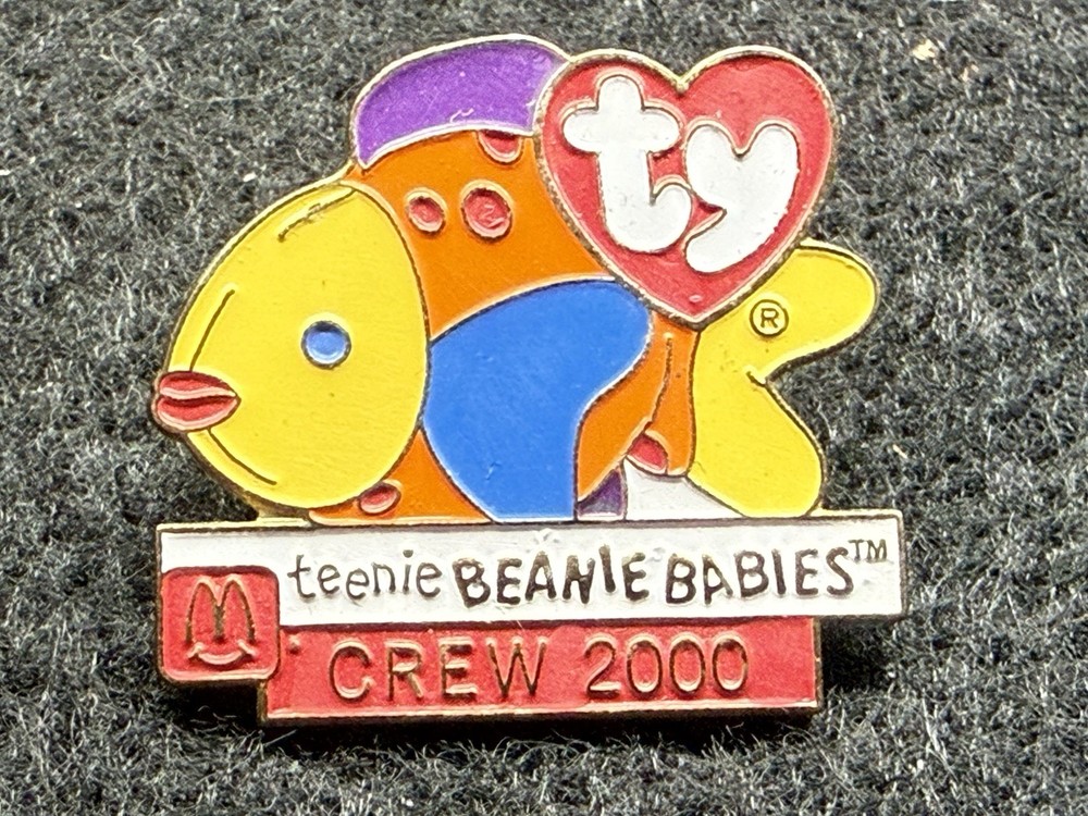 McDonalds Ty Beanie Babies Crew Lapel Pin. 2000. Mint