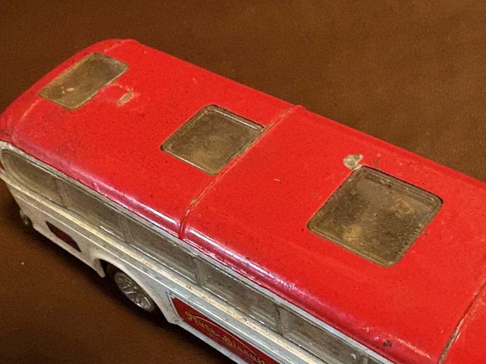 Sunnyside Toy Bus SS 5856 - Nuts-Biscuits - 1:64 5.5" Long - Pullback Action
