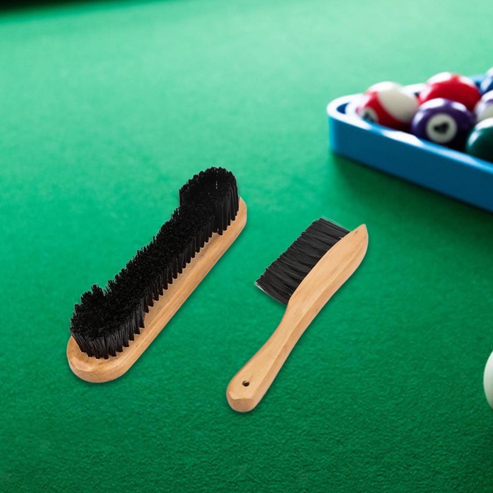 2Pcs Pool Table Brush Set Pool Table Accessories Cleaning Tools