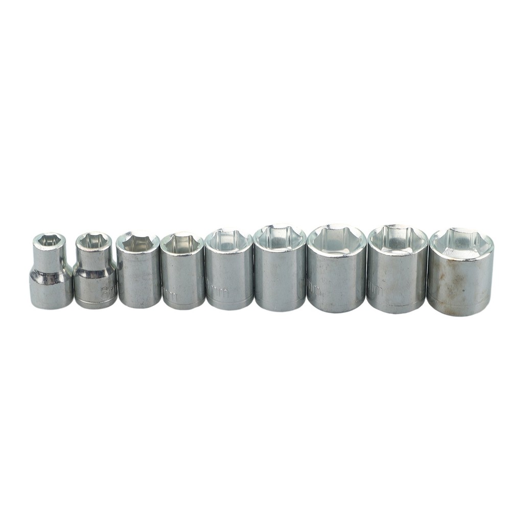 9 Pieces/set Hexagon Key Sleeve Socket Combination Carbon Steel Hexagon Socket