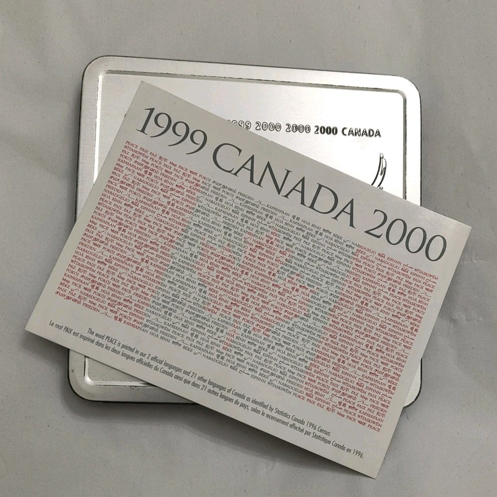 1999 2000 CANADA MILLENNIUM KEEPSAKE STAMP & COIN SET
