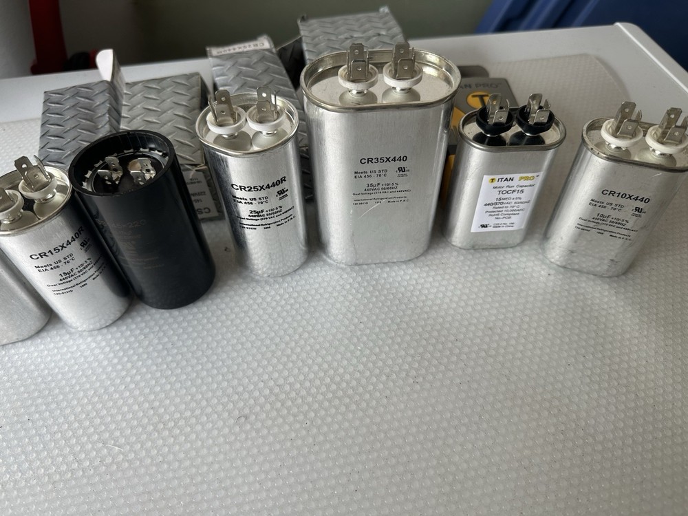 Titan Pro & IRP Motor Run Capacitors Assorted Models 440VAC