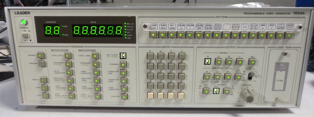 LEADER 1604A Programmable Video Generator