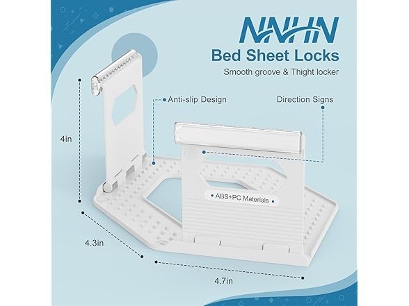 NNHN Lock Sheet Holders White