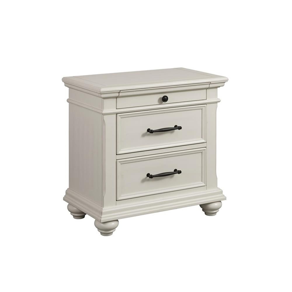 Pemberly Row Transitional King Platform Storage 4PC Bedroom Set