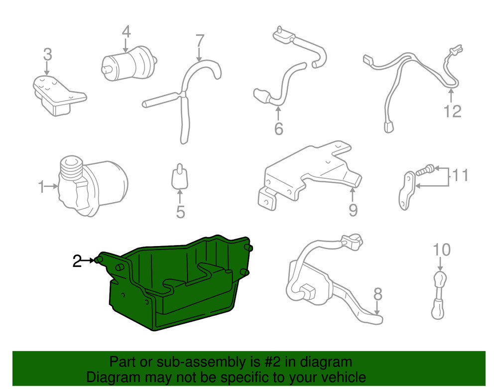 Genuine GM Compressor Bracket 22137535