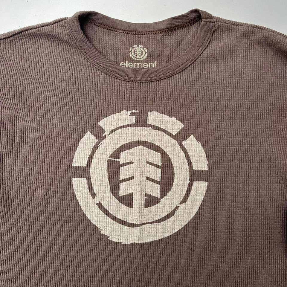 Brown Element long sleeve thermal shirt