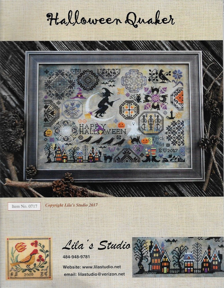 Halloween Quaker by Lila's Studio cross stitch pattern