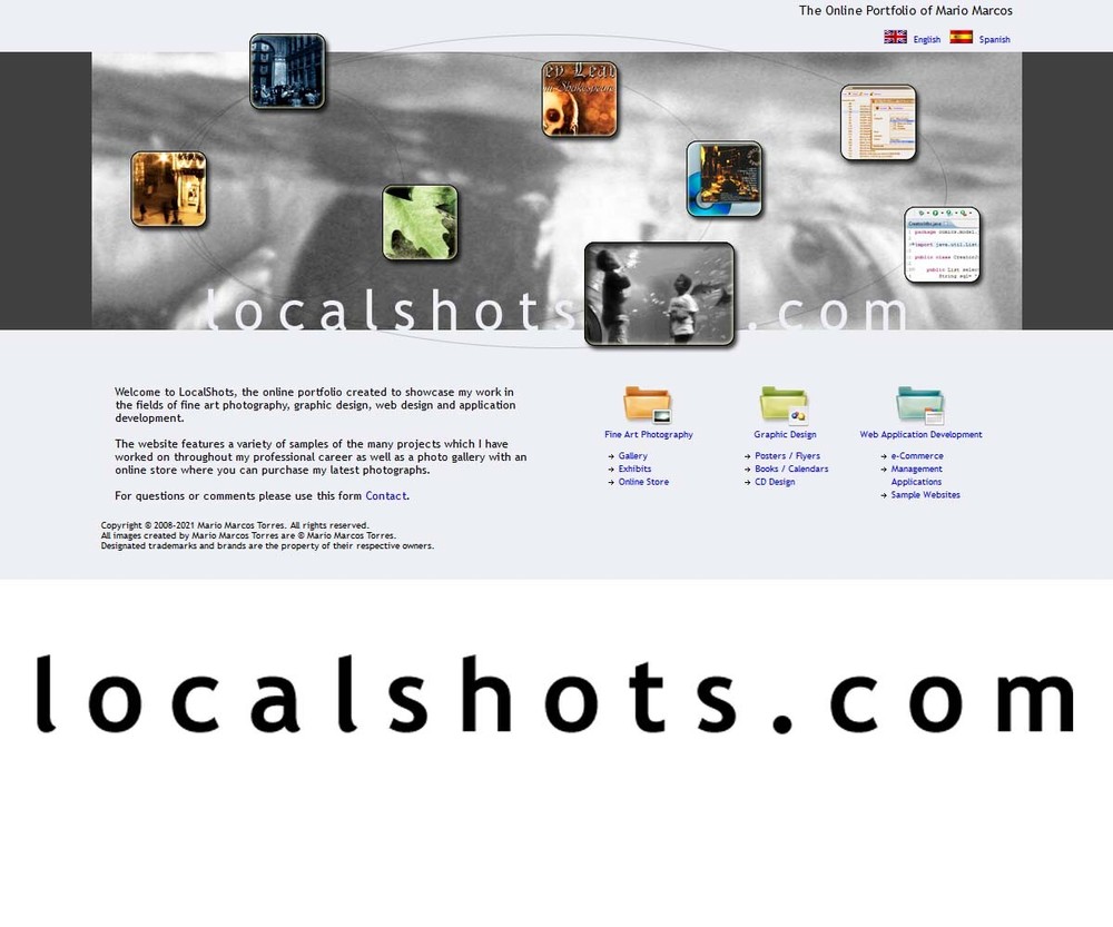 LocalShots.com - 2 word premium domain name & website source code for sale