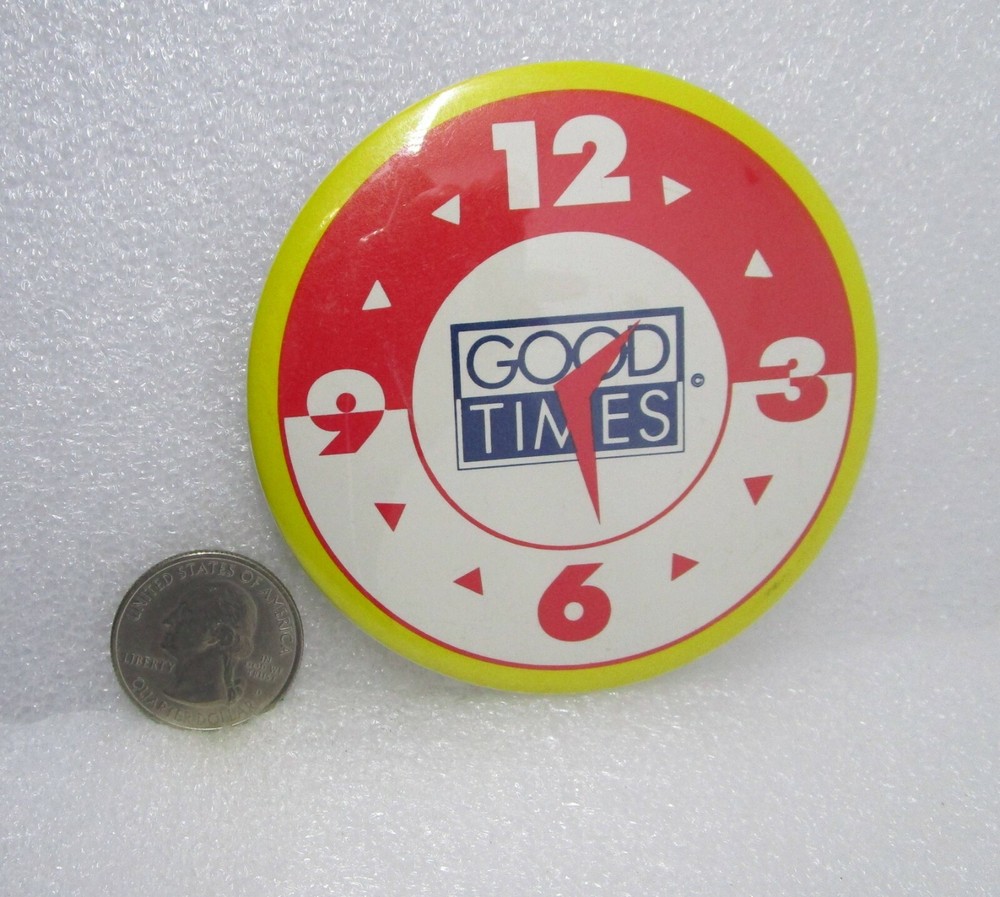 Good Times - Clock Button Pin