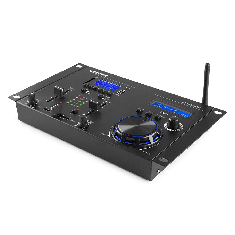 Vonyx STM3400 2-Channel DJ Mixer with Scratch