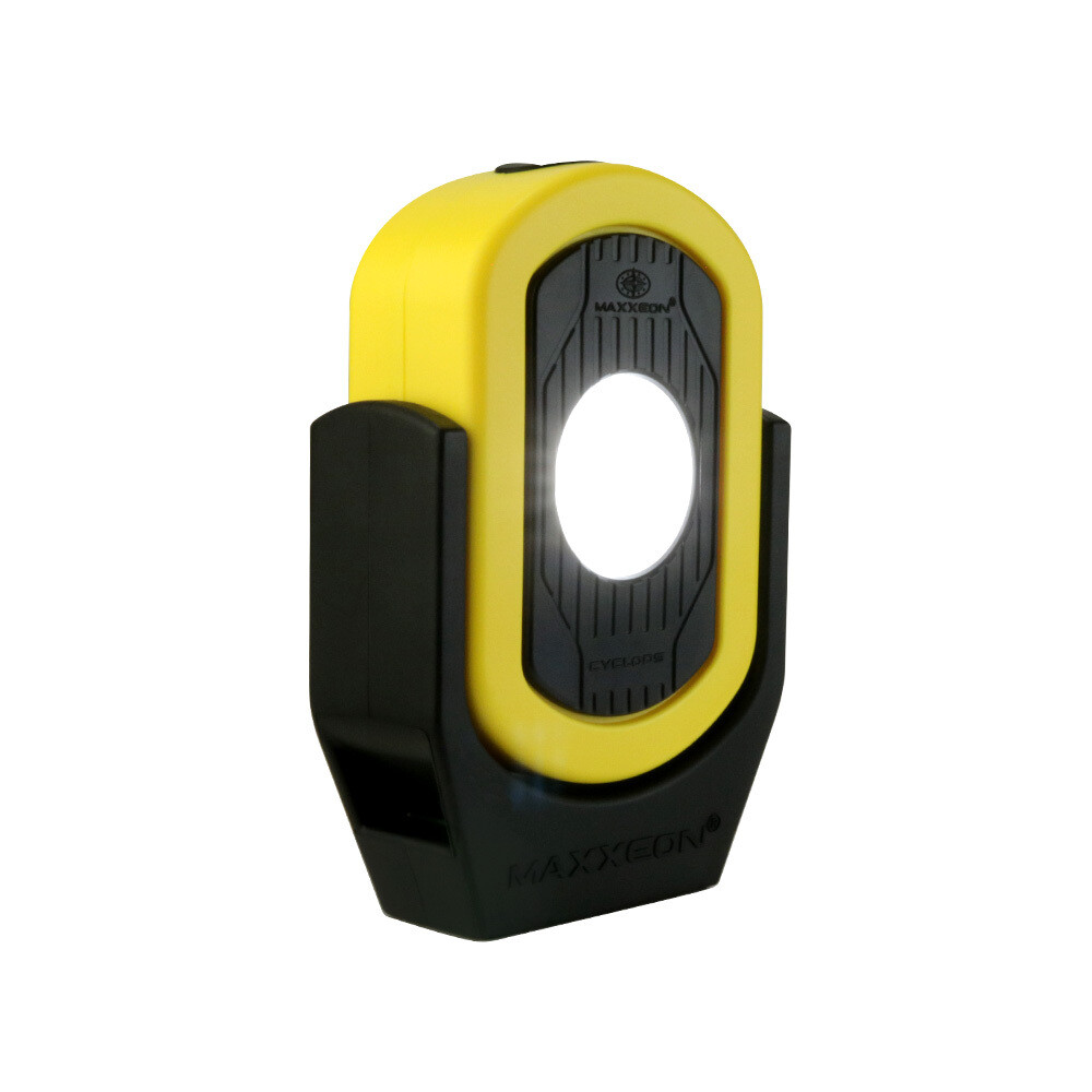 Maxxeon Work Star® MXN00812 Cyclops USB-C Rechargeable LED Work Light (Yellow)