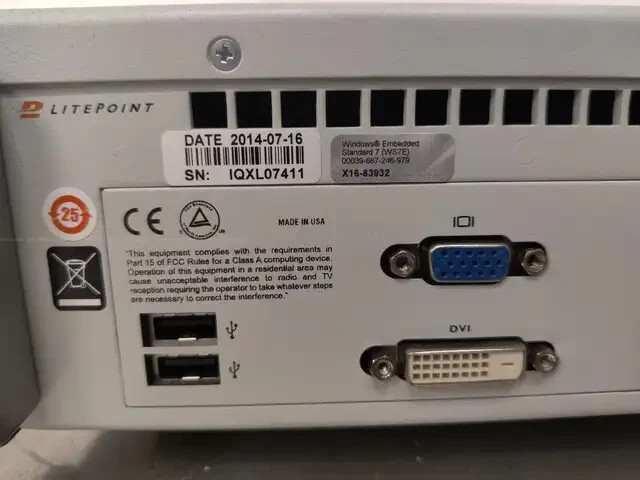 LitePoint iQxel-80 RF Connectivity Wireless Test System 802.11ac WiFi Analyzer