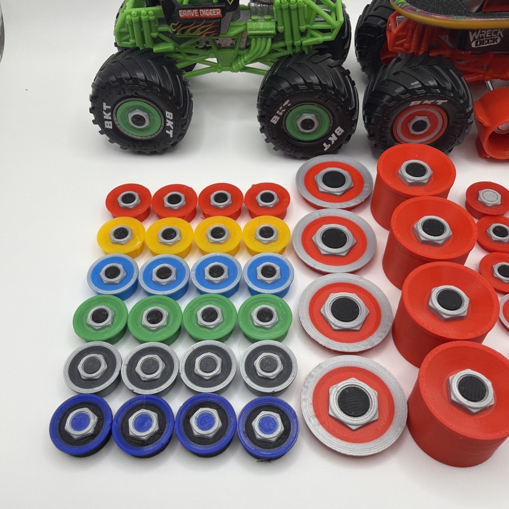 Wreck Deck Custom BLACKBOX 3D Printed Skate Wheel Inserts for Spin