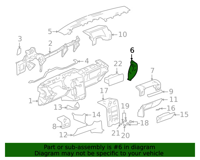 Genuine GM Side Trim 15812335