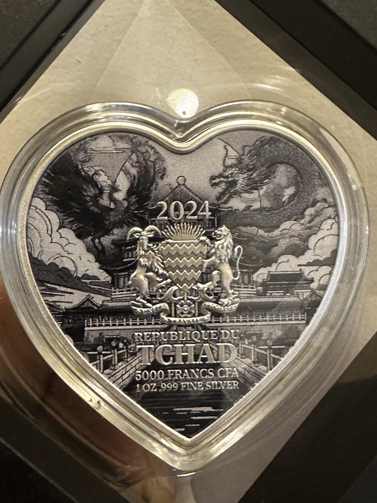 1oz Silver Dragón Phoenix