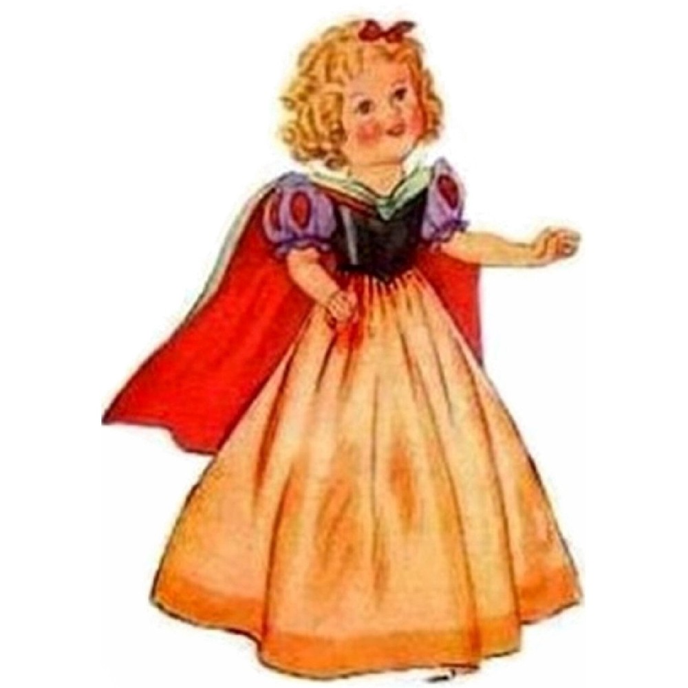 16" Doll Clothes Pattern, Snow White, Shirley Temple Sewing Pattern