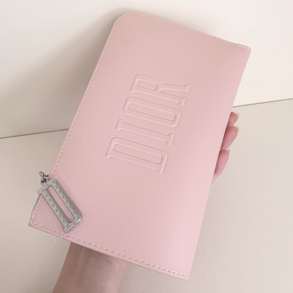 Dior Pink Zippy Cosmetic Pouch