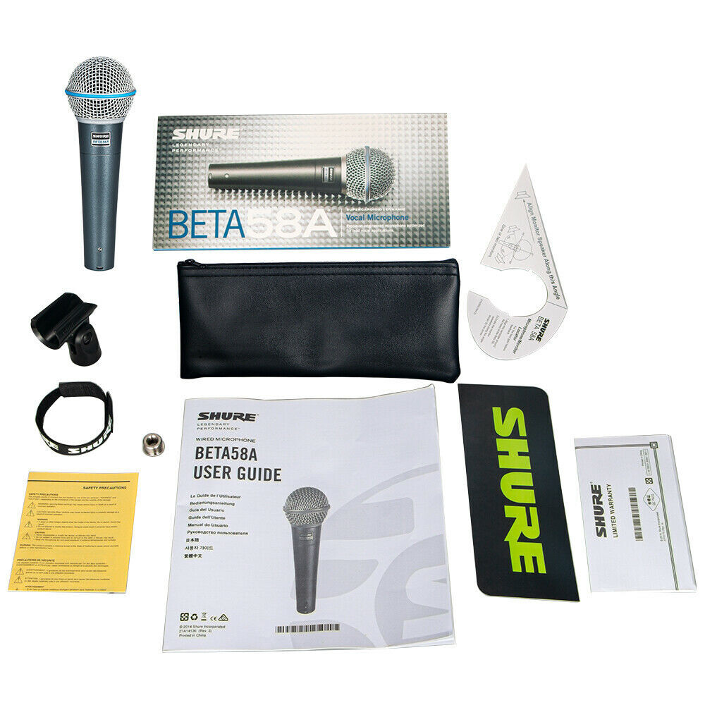 2024 NEW Beta 58A Supercardioid Dynamic Vocal Microphone US