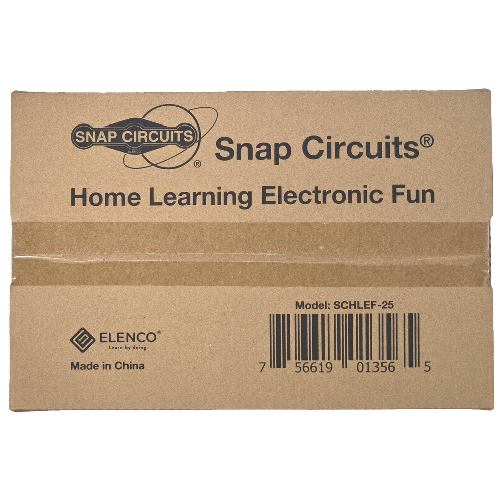 Elenco Snap Circuits Home Learning Electronic Fun With Circuitsafe SCHLEF-25