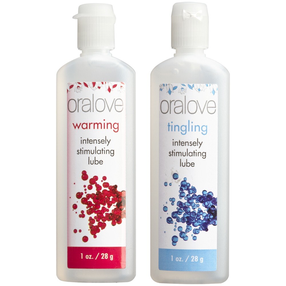 Doc Johnson Oral Love Dynamic Duo Warming & Tingling Lube 2 Pack - 1oz each