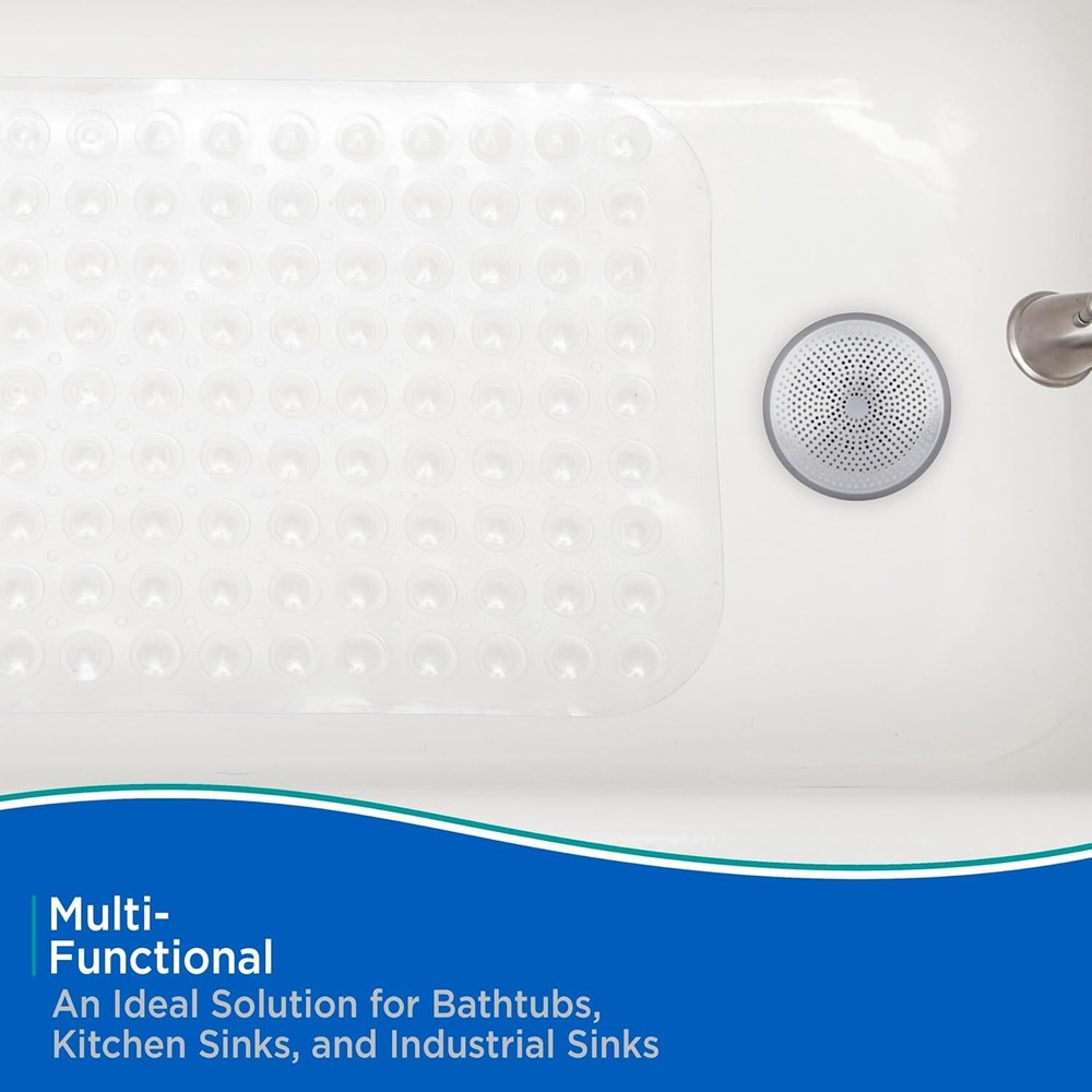 Kenney Bathtub Drain Cover, Silver