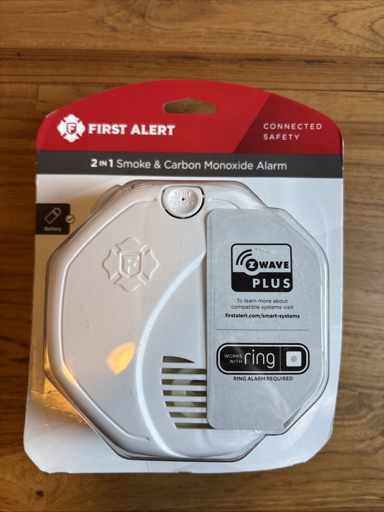 First Alert Z-Wave Smoke & Carbon Monoxide Detector Works with Ring
