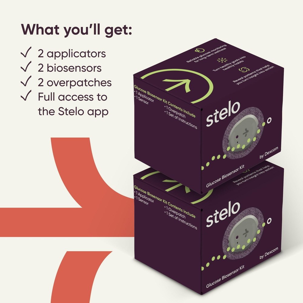 Stelo Glucose Biosensor & App by Dexcom—A Leader in Continuous Glucose Monito...