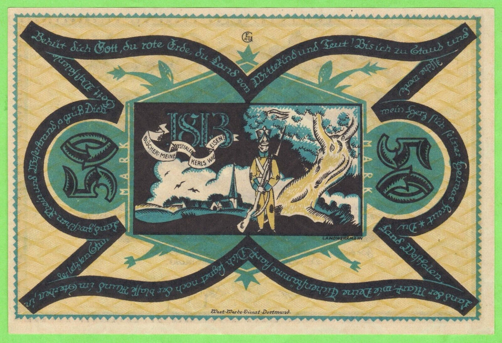 Germany Dortmund 1922 50 Mark Notgeld EF B401