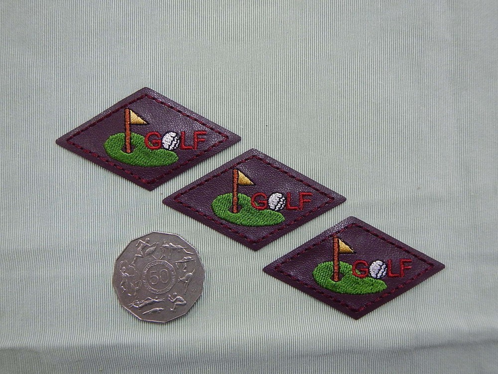 Golf Motif x3  (373)