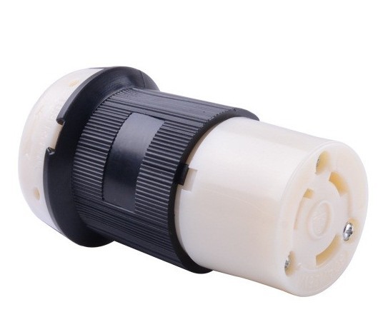 Twist-Lock NEMA L5-30R Replacement Connector Easy Assembly - Durable Polycarbona