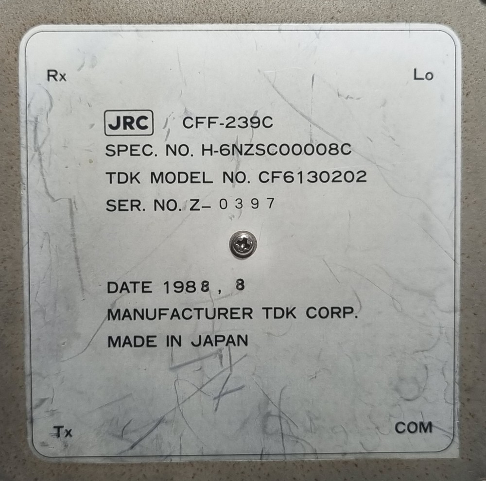JRC CFF-239C Unit Module TDK Model Part CF6130202