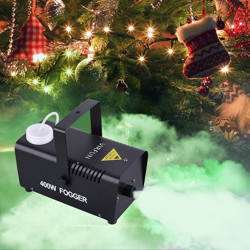 Fog Machine, Smoke Machine with Wireless&Wired Remote Control,400W