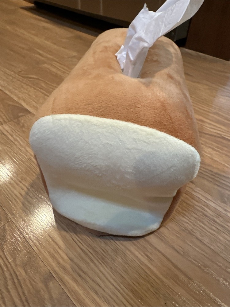 • Bread-Shaped Tissue Box Cover | Whimsical Vintage Kitchen Accent