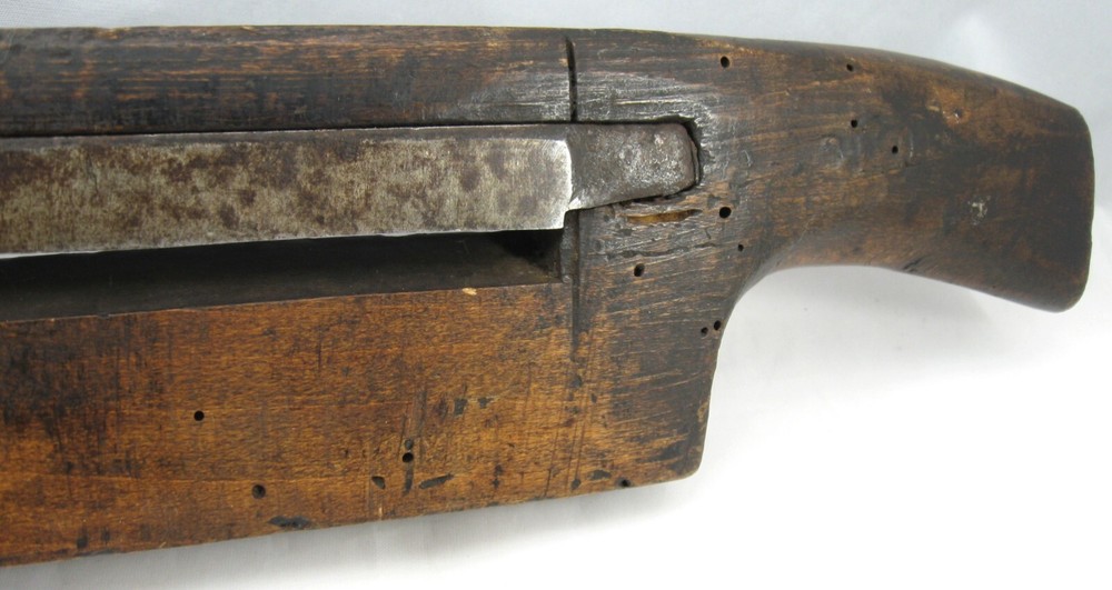 19th Century Spokeshave, Marked "Gardner Bristol", Impressed Owners' Initials
