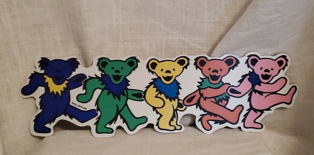 GRATEFUL DEAD DANCING BEAR FLEXIBLE MAGNET