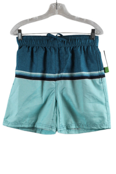 Burnside Blue Men's Board Shorts Pull On Elastic Waist Drawstring Small 014
