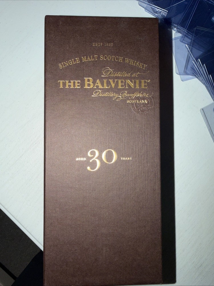 The Balvenie 30 Year Scotch EMPTY Box