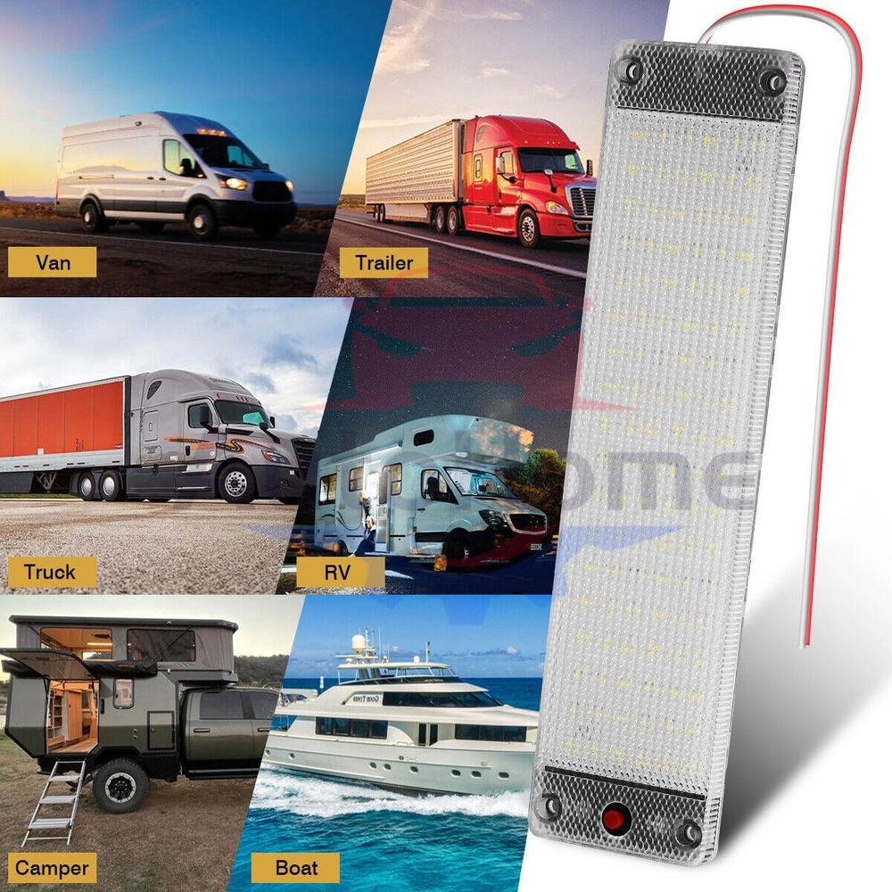 4 Pcs 12V LED RV Ceiling Dome Light LED Interior Lighting for Trailer Camper RV